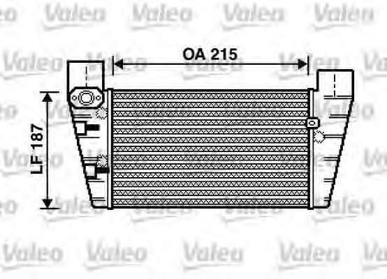 Valeo 817867 Intercooler, charger 817867