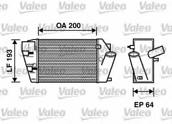 817870 Valeo Intercooler, charger