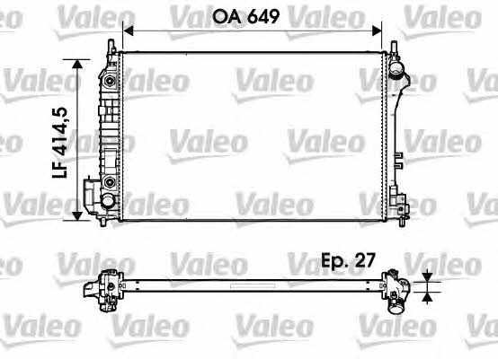 Valeo 732947 Radiator, engine cooling 732947