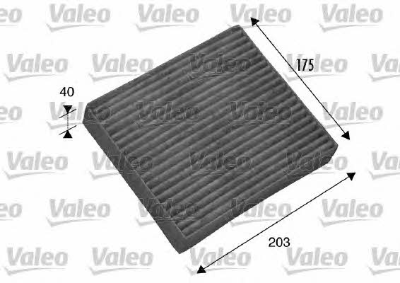 Valeo 698802 Activated Carbon Cabin Filter 698802