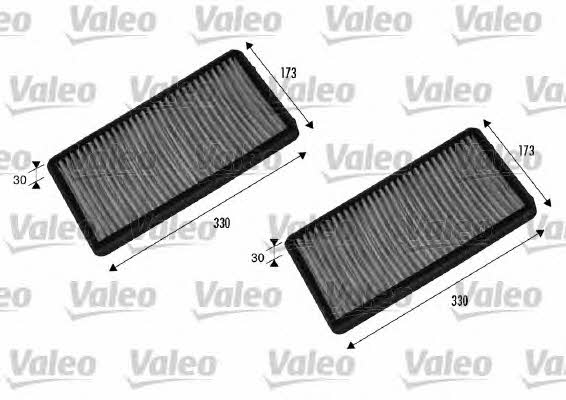 Valeo 698857 Activated Carbon Cabin Filter 698857
