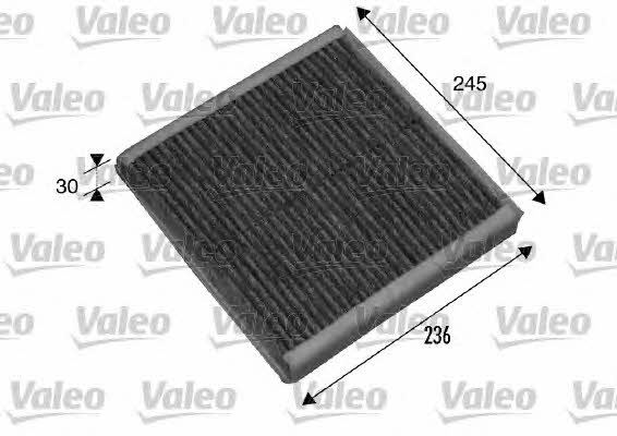 Valeo 698862 Activated Carbon Cabin Filter 698862