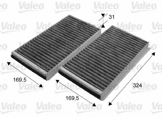 Valeo 698864 Activated Carbon Cabin Filter 698864