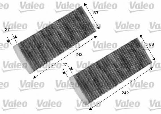 Valeo 698873 Activated Carbon Cabin Filter 698873