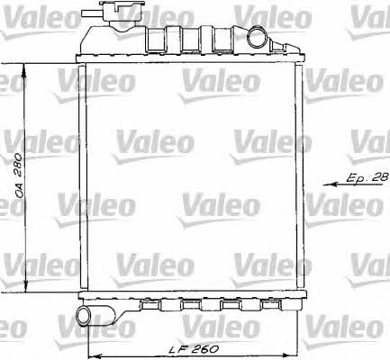Valeo 730172 Radiator, engine cooling 730172