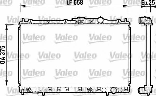 Valeo 734139 Radiator, engine cooling 734139