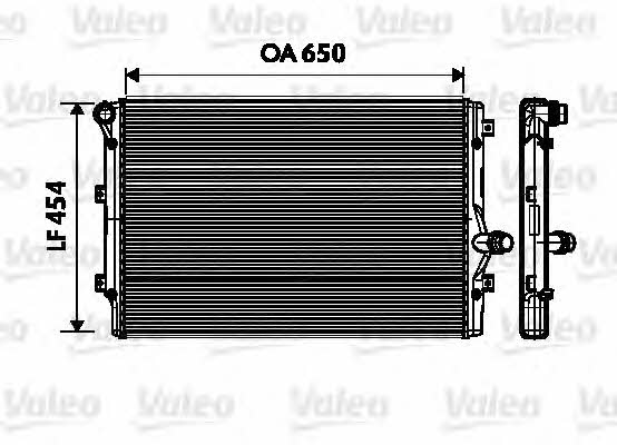 Valeo 734333 Radiator, engine cooling 734333