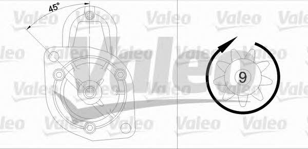 Starter Valeo 436001