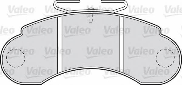 Valeo 598000 Brake Pad Set, disc brake 598000