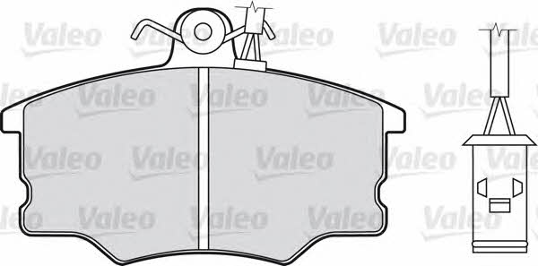 Valeo 598003 Brake Pad Set, disc brake 598003