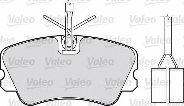 Valeo 598008 Brake Pad Set, disc brake 598008