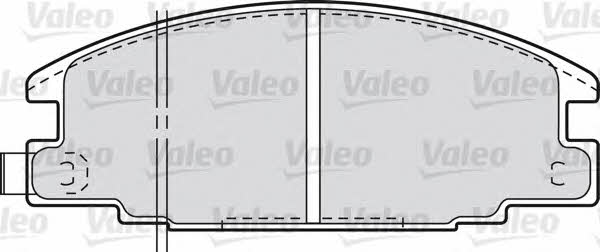 Valeo 598020 Brake Pad Set, disc brake 598020