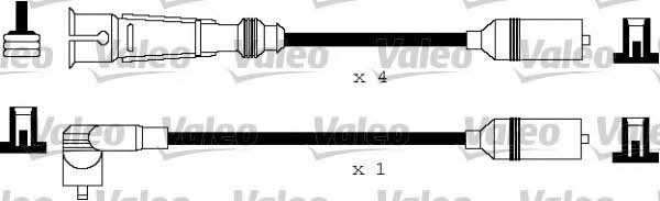 Valeo 346124 Ignition cable kit 346124