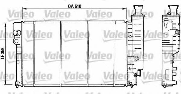 Valeo 730506 Radiator, engine cooling 730506