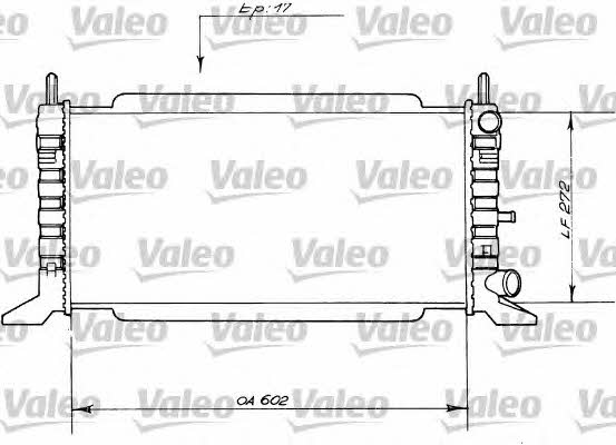 Valeo 730560 Radiator, engine cooling 730560