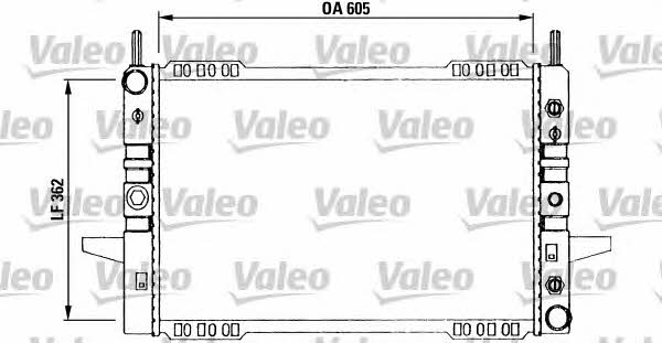 Valeo 730594 Radiator, engine cooling 730594