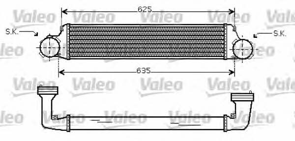 Valeo 818715 Intercooler, charger 818715