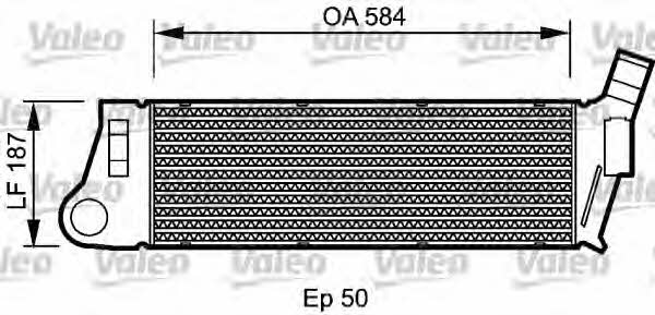 Valeo 818727 Intercooler, charger 818727