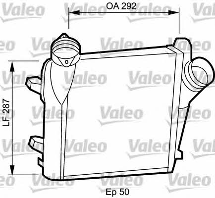 Intercooler charger Audi Q7: 818814 Valeo Intercooler, charger