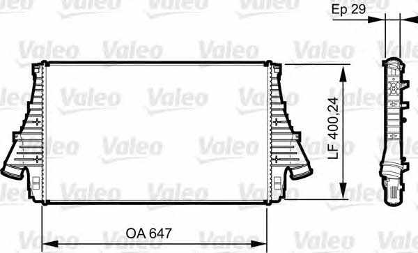 Valeo 818830 Intercooler, charger 818830