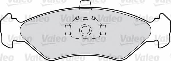 Valeo 598043 Brake Pad Set, disc brake 598043