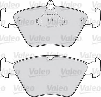 Valeo 598050 Brake Pad Set, disc brake 598050
