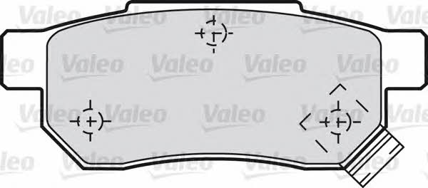 Valeo 598053 Brake Pad Set, disc brake 598053