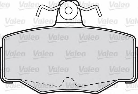 Valeo 598057 Brake Pad Set, disc brake 598057