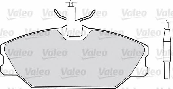 Valeo 598061 Brake Pad Set, disc brake 598061