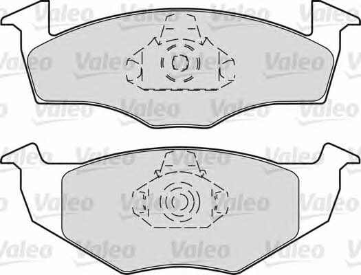 Valeo 598066 Brake Pad Set, disc brake 598066