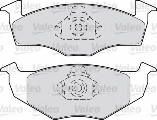 Valeo 598066 Brake Pad Set, disc brake 598066