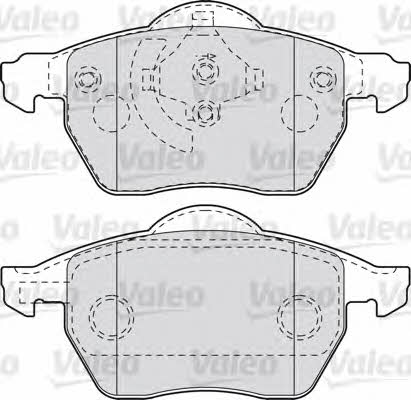 Valeo 598067 Brake Pad Set, disc brake 598067