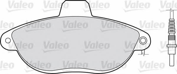 Valeo 598073 Brake Pad Set, disc brake 598073