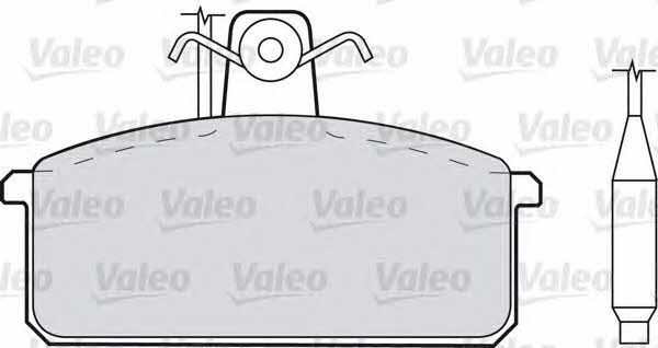 Valeo 598093 Brake Pad Set, disc brake 598093