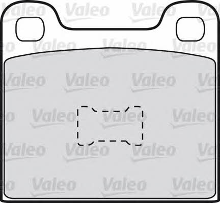 Valeo 598098 Brake Pad Set, disc brake 598098