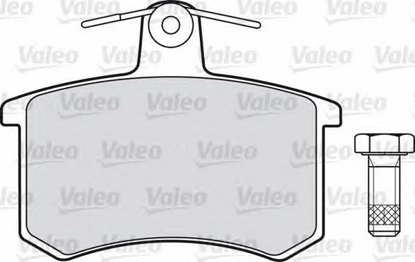 Valeo 598125 Brake Pad Set, disc brake 598125