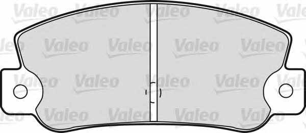 Valeo 598141 Brake Pad Set, disc brake 598141