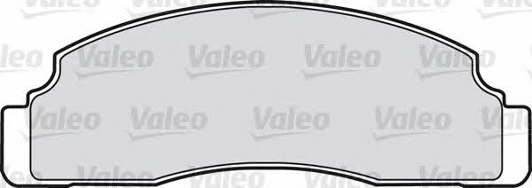 Valeo 598165 Brake Pad Set, disc brake 598165