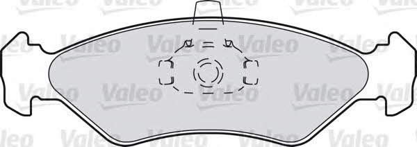 Valeo 598171 Brake Pad Set, disc brake 598171
