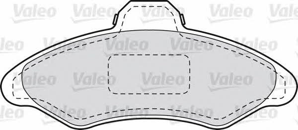 Valeo 598172 Brake Pad Set, disc brake 598172