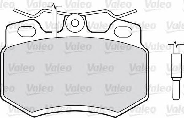 Valeo 598176 Brake Pad Set, disc brake 598176
