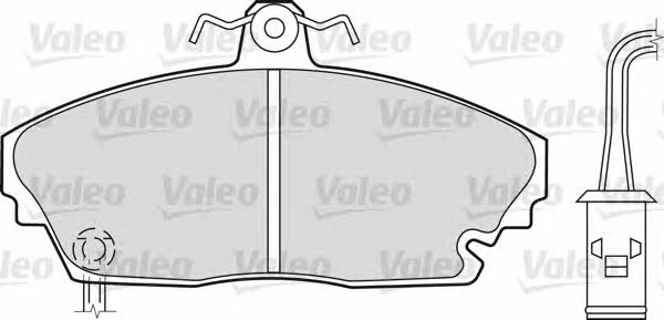 Valeo 598227 Brake Pad Set, disc brake 598227