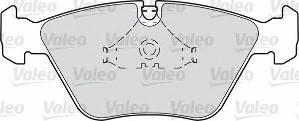 Valeo 598231 Brake Pad Set, disc brake 598231