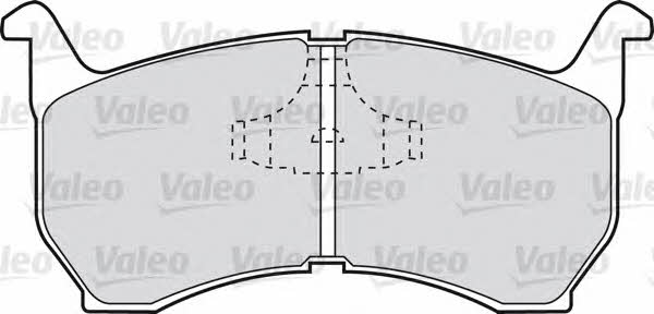 Valeo 598239 Brake Pad Set, disc brake 598239