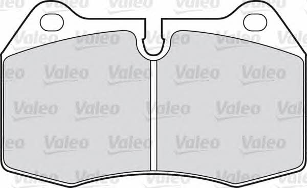 Valeo 598260 Brake Pad Set, disc brake 598260