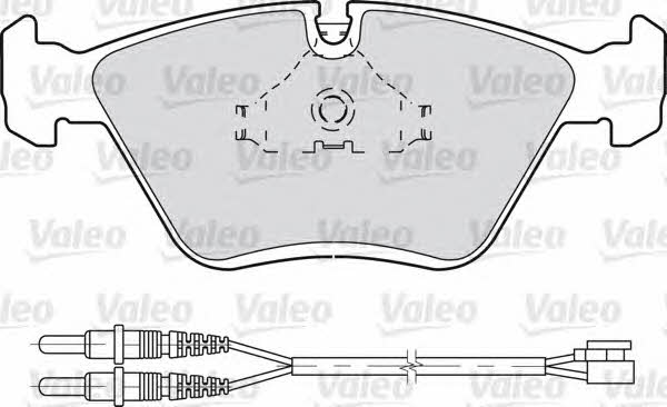 Valeo 598281 Brake Pad Set, disc brake 598281