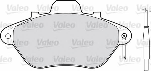 Valeo 598294 Brake Pad Set, disc brake 598294