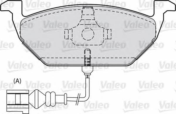 Valeo 598298 Brake Pad Set, disc brake 598298