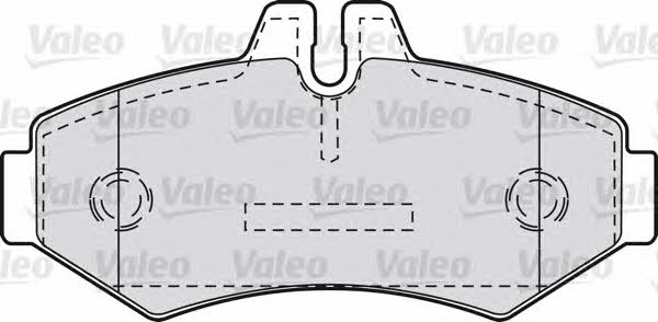 Valeo 598300 Brake Pad Set, disc brake 598300