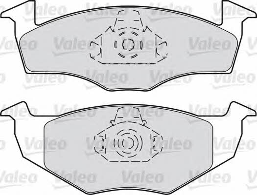Valeo 598302 Brake Pad Set, disc brake 598302